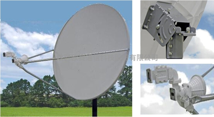 OS-FM12A型1.2米Ku频段手动固定站卫星通信天线（铝面）