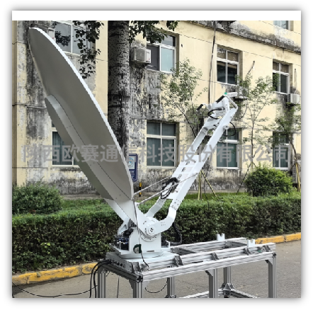 OS-SA15DCV3型 1.5米车载静中通圆形卫星通信天伺系统（碳纤维）