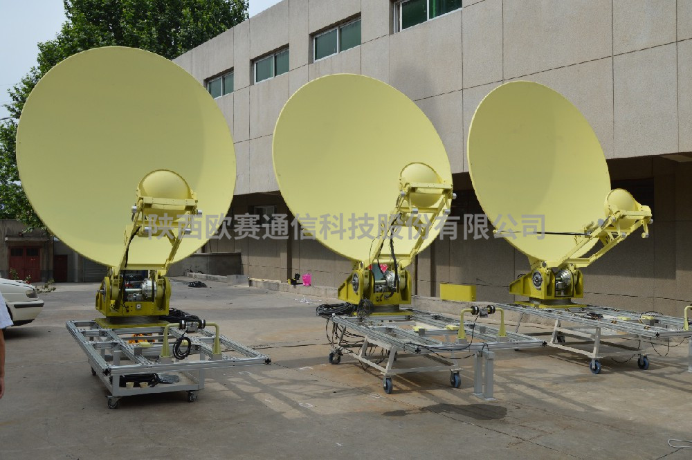 OS-SA24V3型 2.4米车载静中通卫星通信天伺系统（碳纤维）